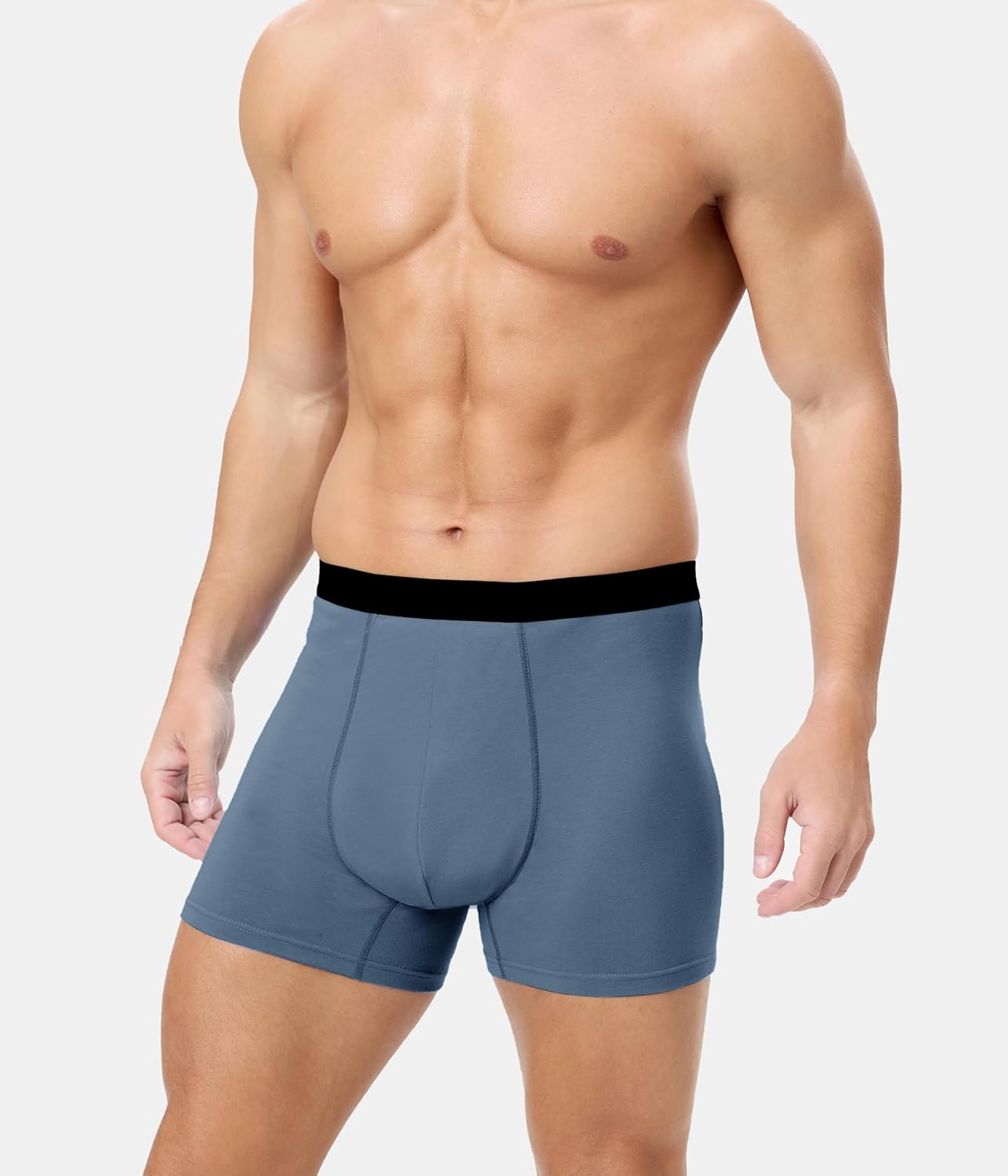 Men's Incontinence Underwear, Heavy Absorbent Washable Leak-Proof Reusable Boxer Brief 3 Pack (Multicolor01, Large) - Image 9