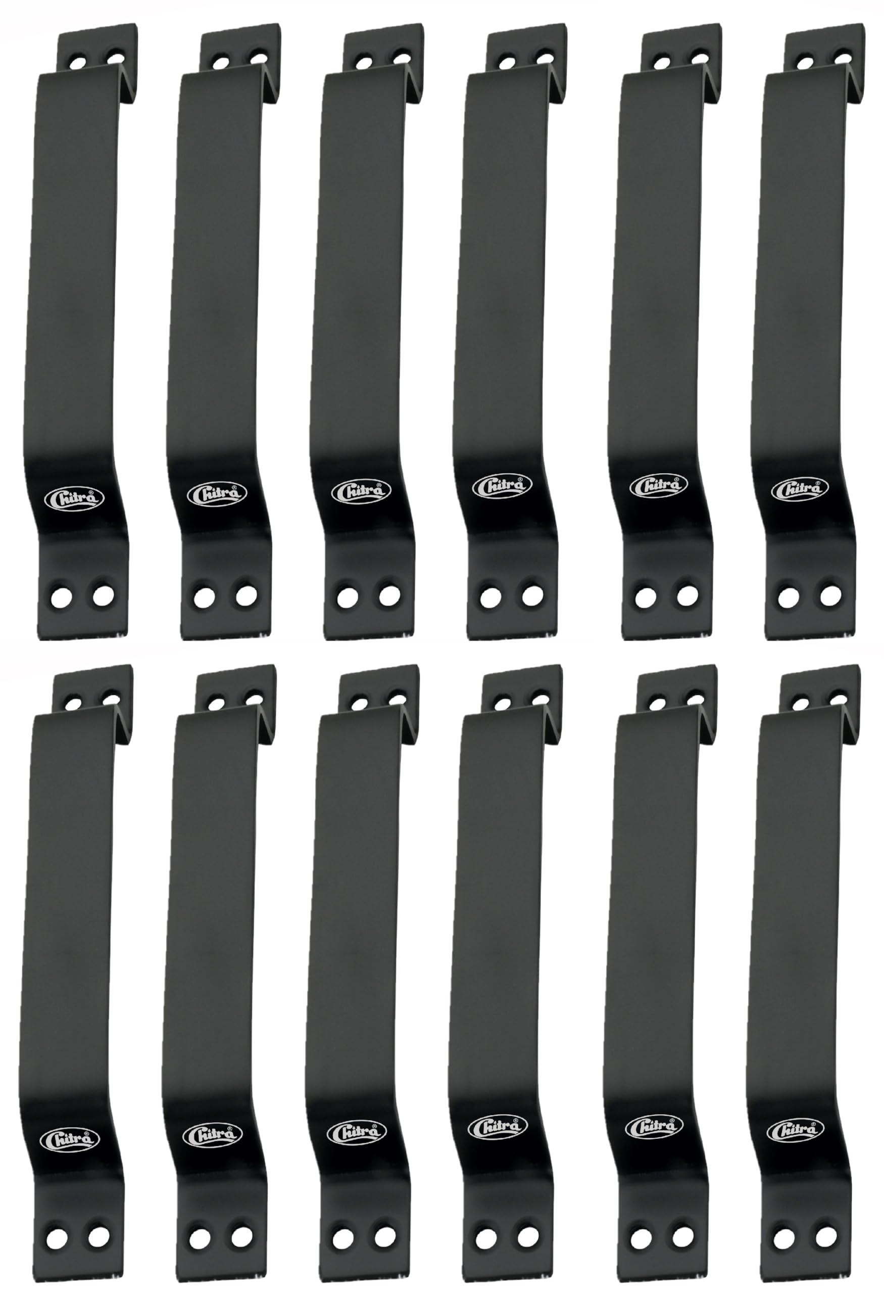 Chitra Wave Stainless Steel Door/Cabinet Handles Pack of 6 (6 Inch, Black), Pull Handle — Amazon image 21