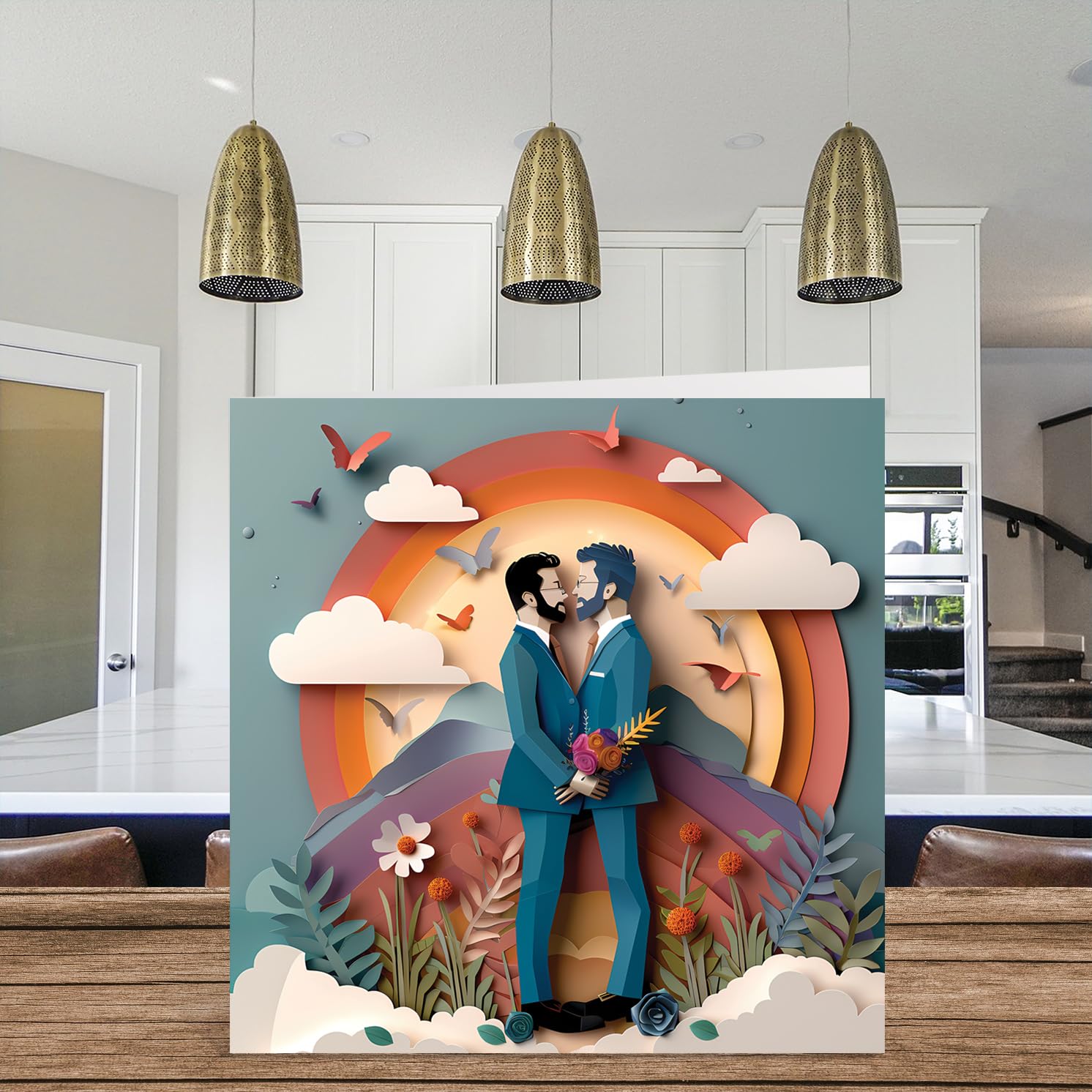 Cartes De Mariage Pour Couples (pas En 3D Ou Pop-up) – The Happy Couple – Cadeau De Félicitations, De Fiançailles, De Félicitations Bien Faites