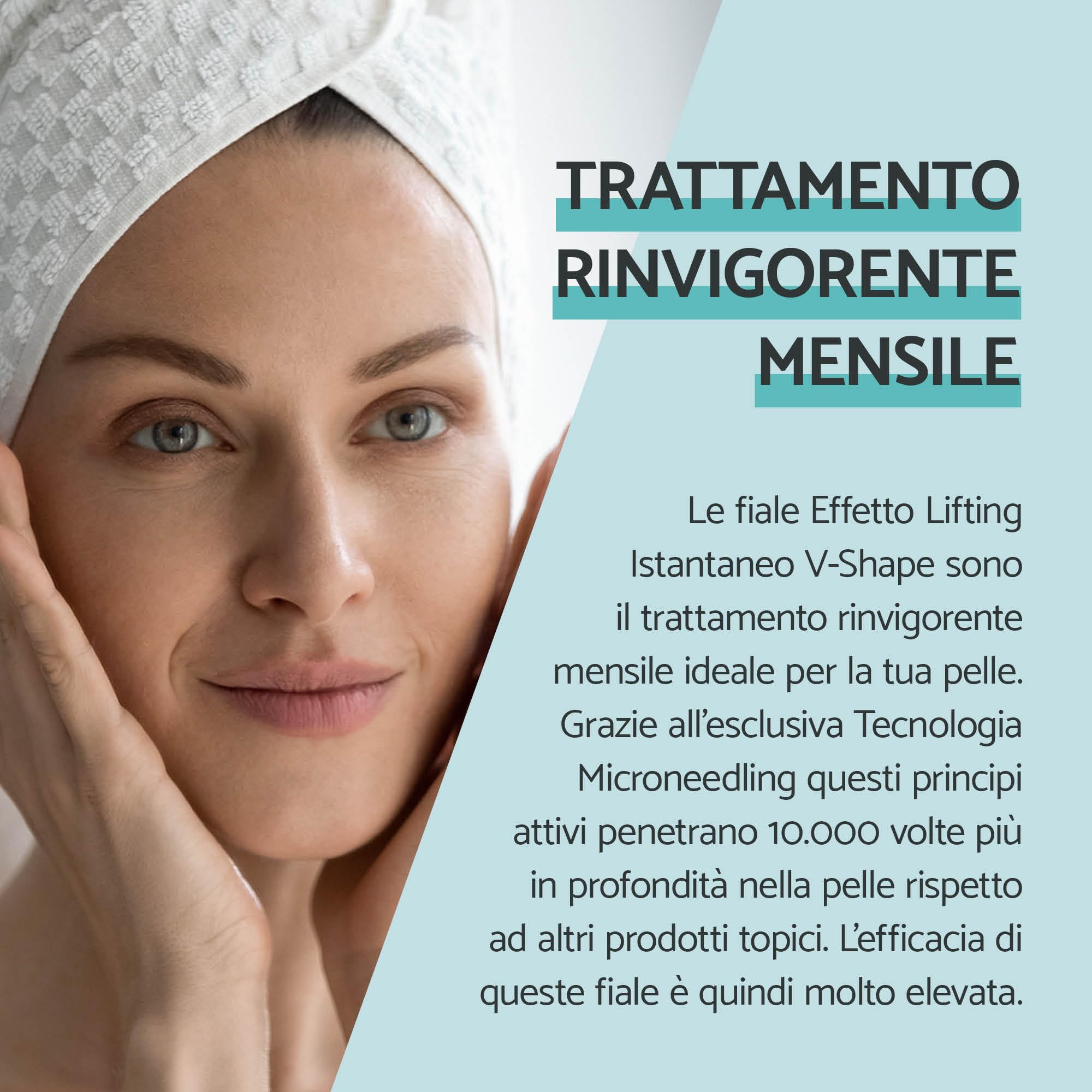 Remescar Instant Facelift V-Form 5 fiale | Siero Microneedling per rassodare la pelle, booster al collagene contro le rughe per contorni del viso definiti