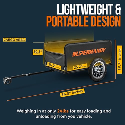 Miniatura 7 de SuperHandy Carro plegable, ligero, capacidad de 155 libras, montaje sin herramientas, compatible con scooters de movilidad GUT112GUT140GUT142