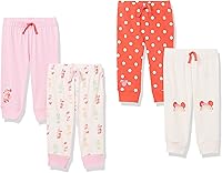 Vista 1 de Tienda Essentials Disney Marvel Star Wars Pantalones de princesa para bebé, paquete de 4