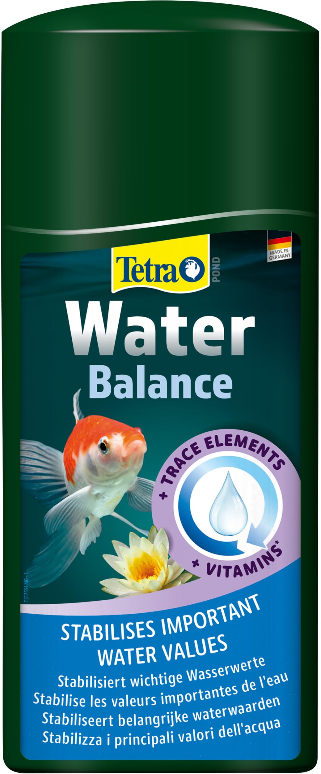 Tetra Pond WaterBalance Wasserpflegemittel - schafft gute und stabile Wasserwerte im Teich, 500 ml