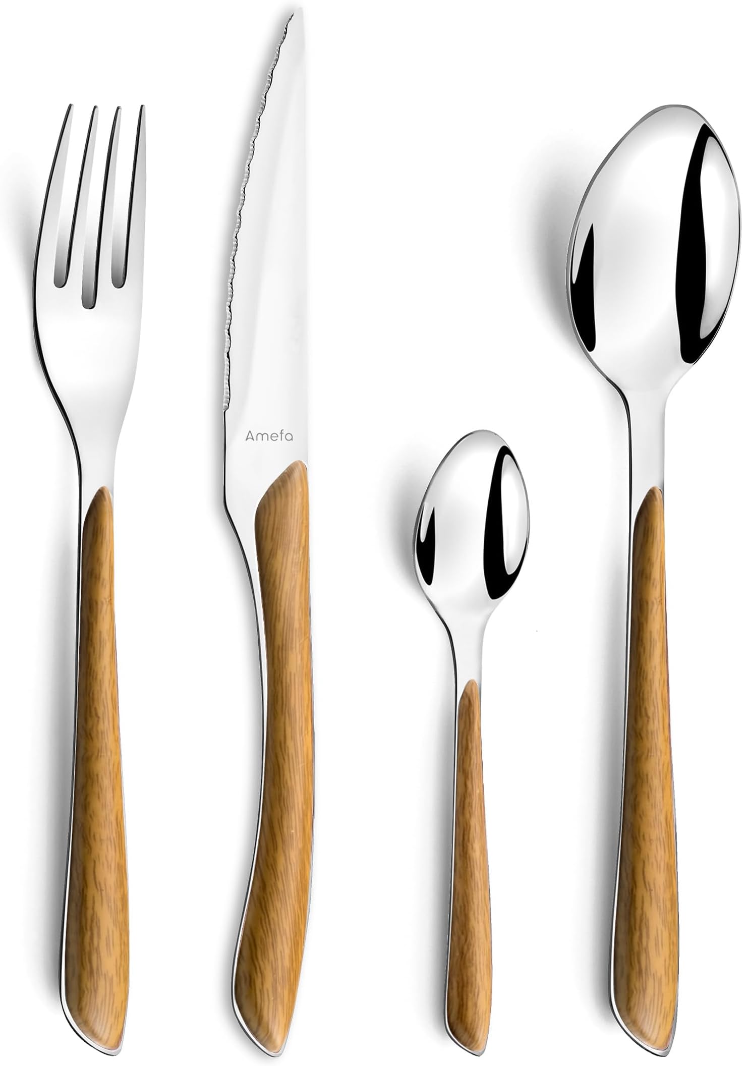 ECLAT Nature - Light Wood 24-Piece Household Set