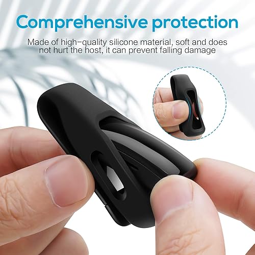 Miniatura 4 de EEweca Paquete de 3 accesorios de funda con clip para Fitbit Inspire 3Inspire 2, negro+negro + negro (no para Inspire, Inspire Hr, Ace 2)