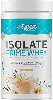 Isolate prime whey 900g sabor baunilha bodyaction