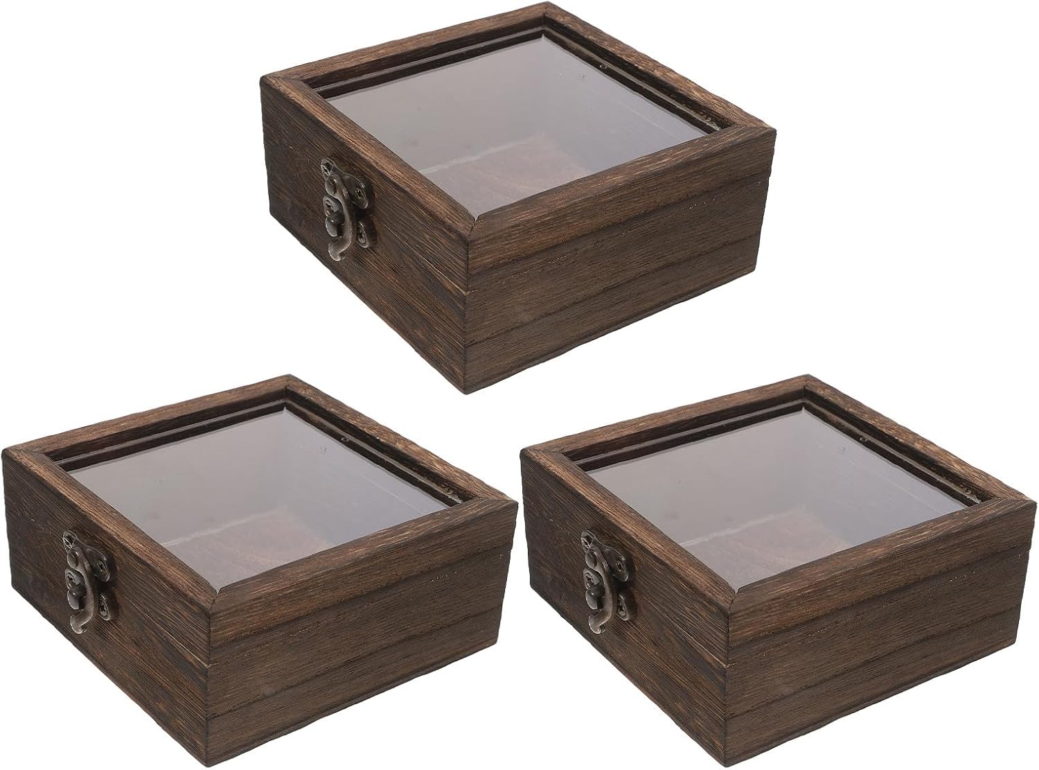 3pcs Shadow Box Picture Frame: Bug Display Case Insect Protection Holder - Shadow Box for Butterfly Specimen Collection 3.93x3.93x1.97in