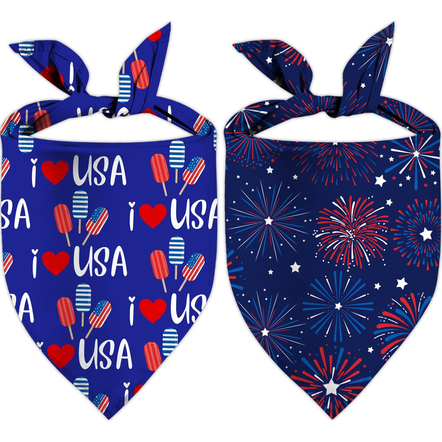 QIRUIMI 4th of July Dog Bandanas - apparel and accessories | Mubboo