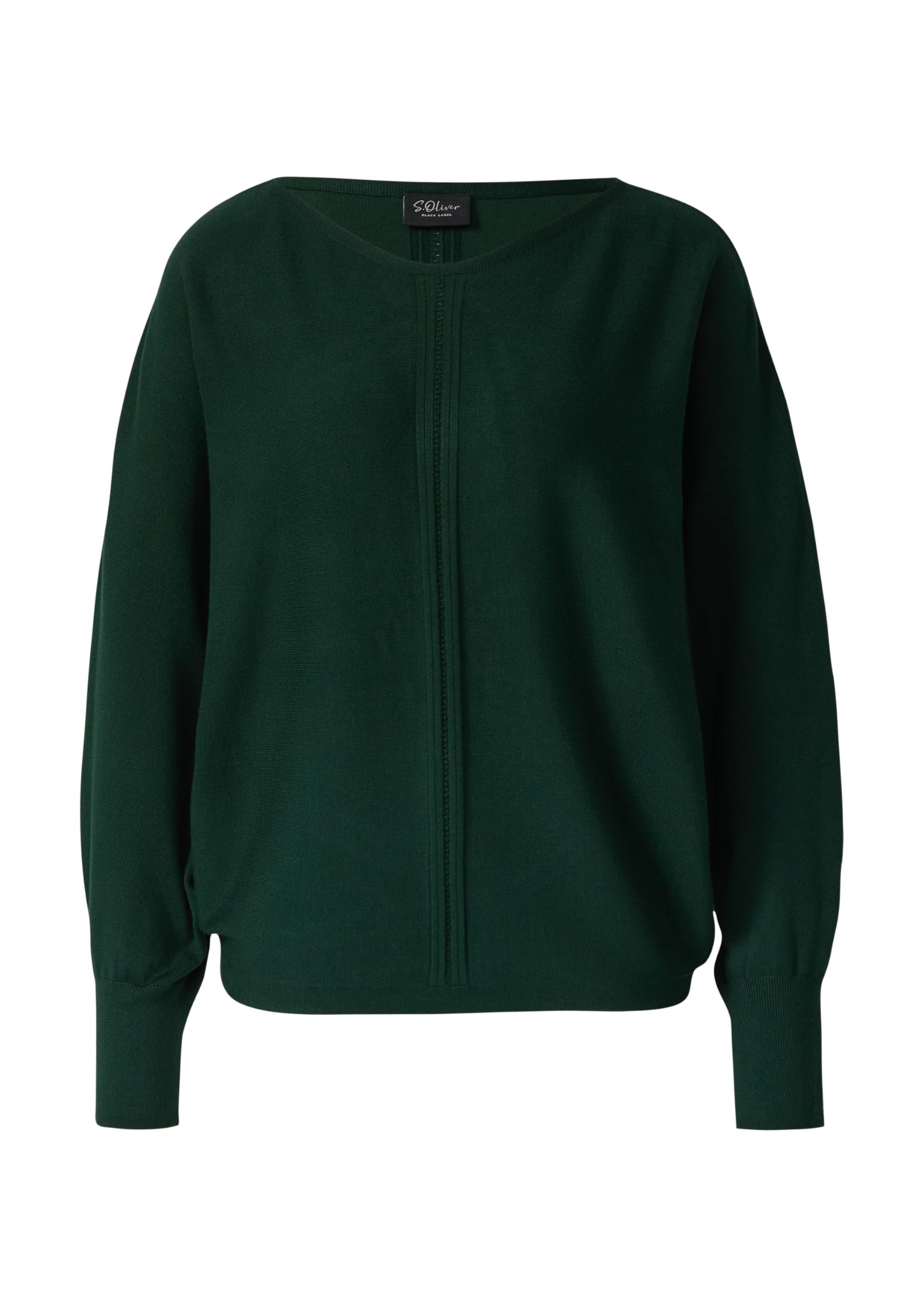 s.Oliver Black Label Damen 2172871 Pullover Langarm mit Ajour-Details