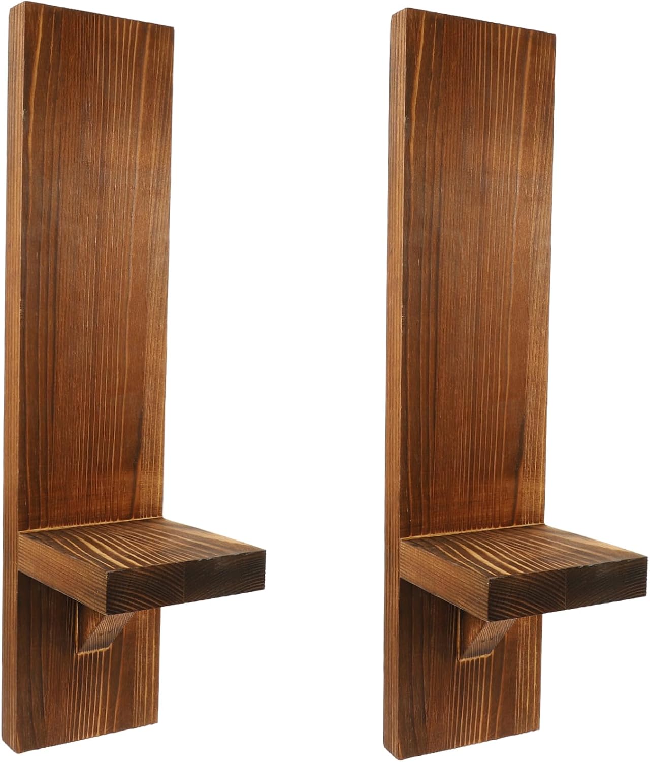 Wooden Wall Candle Sconces Modern Art Candle Holders Home Decor for Living Room