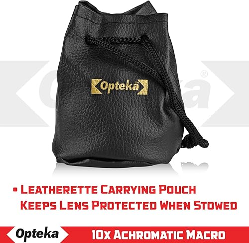 Miniatura 10 de Opteka Achromatic - Lente macro de primer plano de 10 dioptrías para Canon EOS 90D, 80D, 77D, 70D, 60D, 1Ds, 7D, 6D, 5D, 5DS, T7s, T7i, T7, T6s,