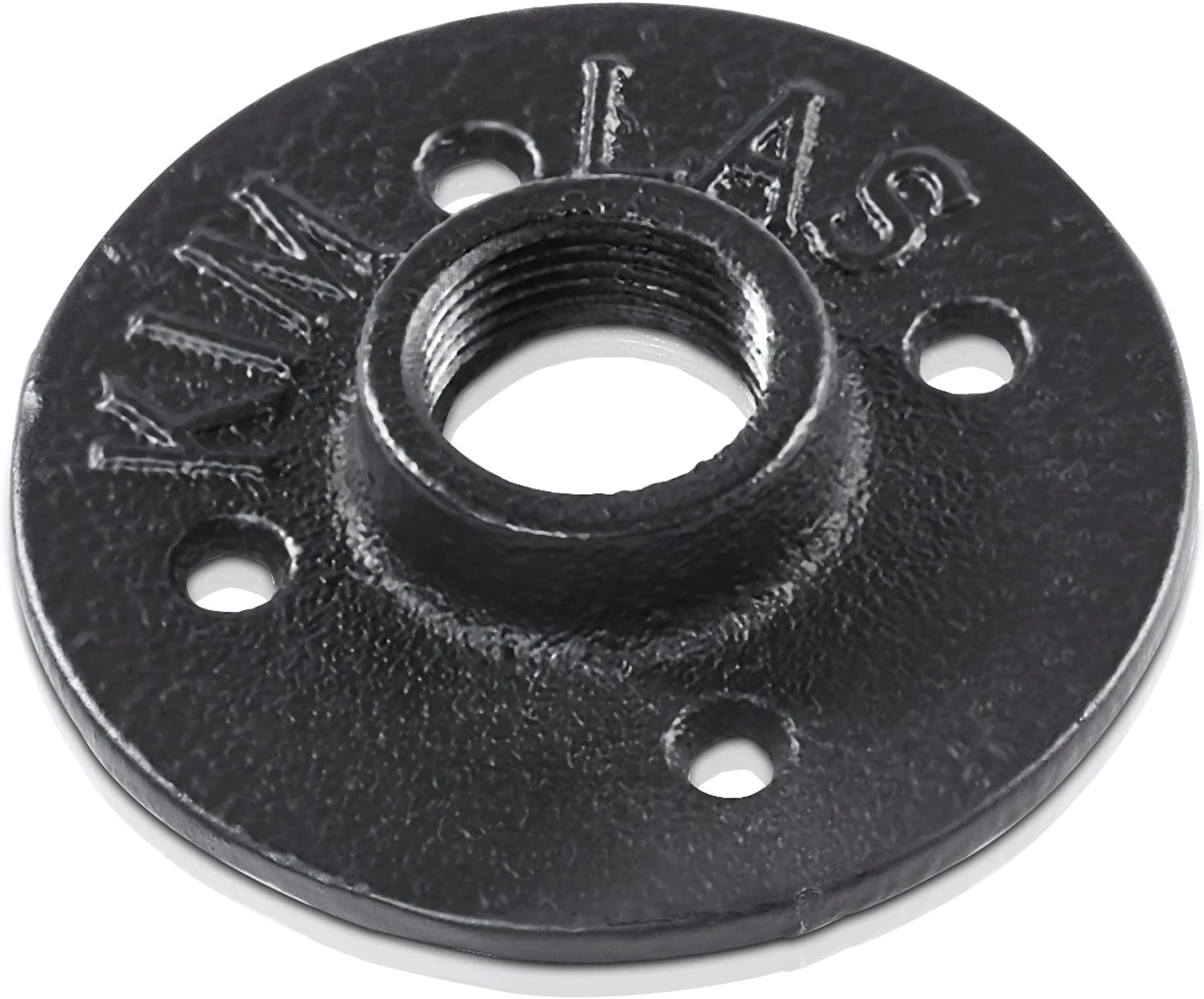 Pamo Industrial Steel Pipe Fitting for DIY Clothing Rack Project - 3/4" Flanges - Pipe Shelving Vintage Style