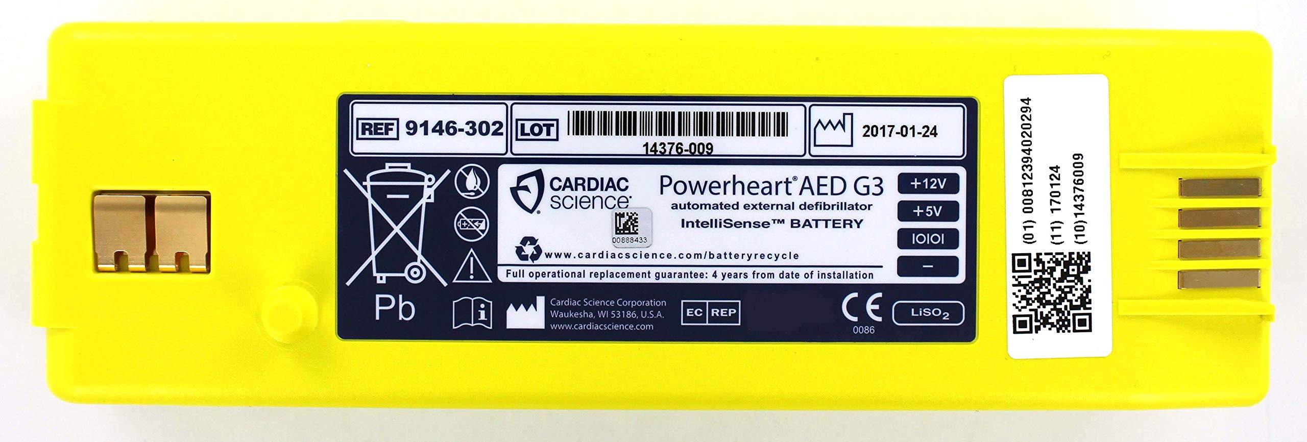 CARDIAC SCIENCE Original Lithiumbatterie Powerheart AED G3
