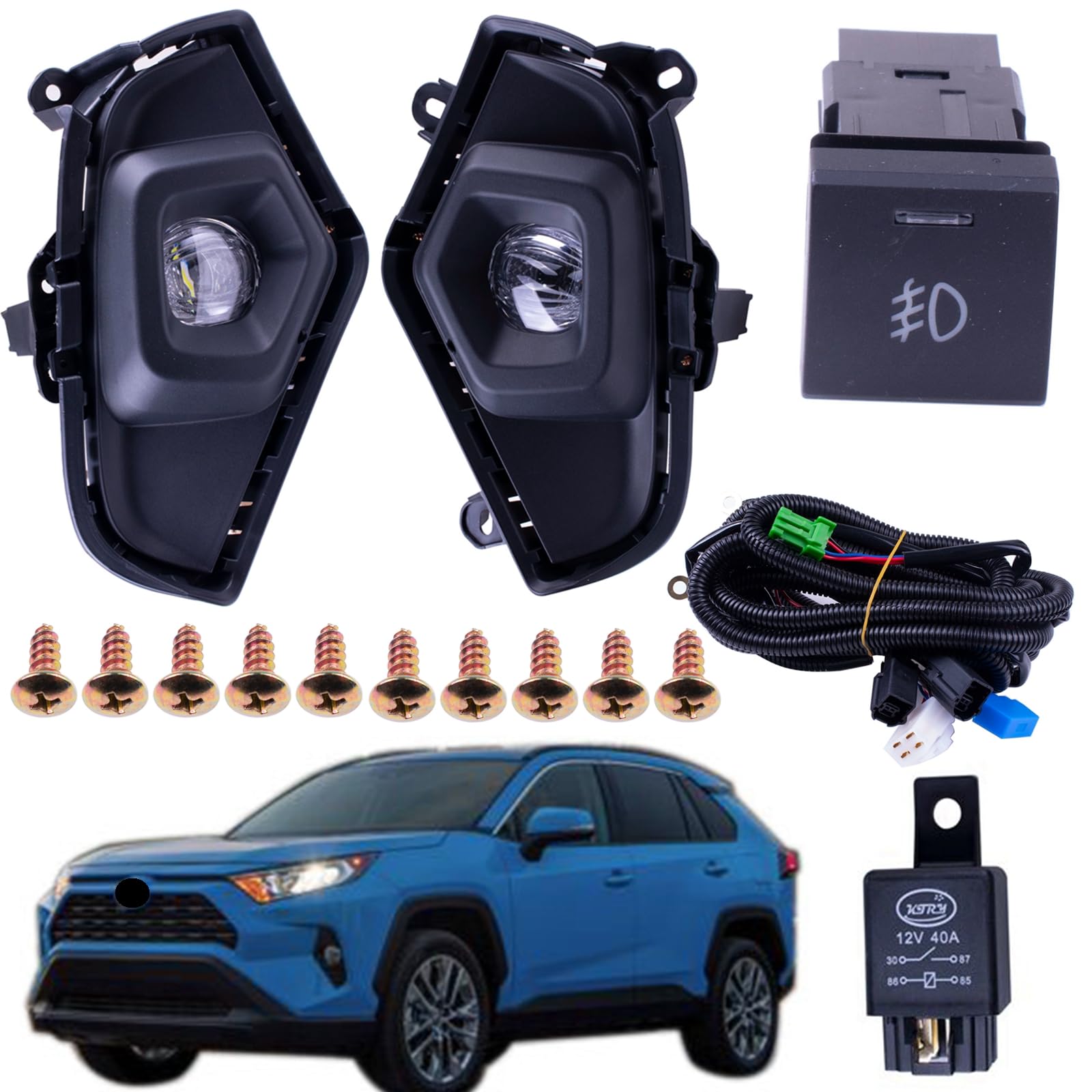 Amazon.com: Prefer Warehouse One Set Fog Light Lamps + Covers +