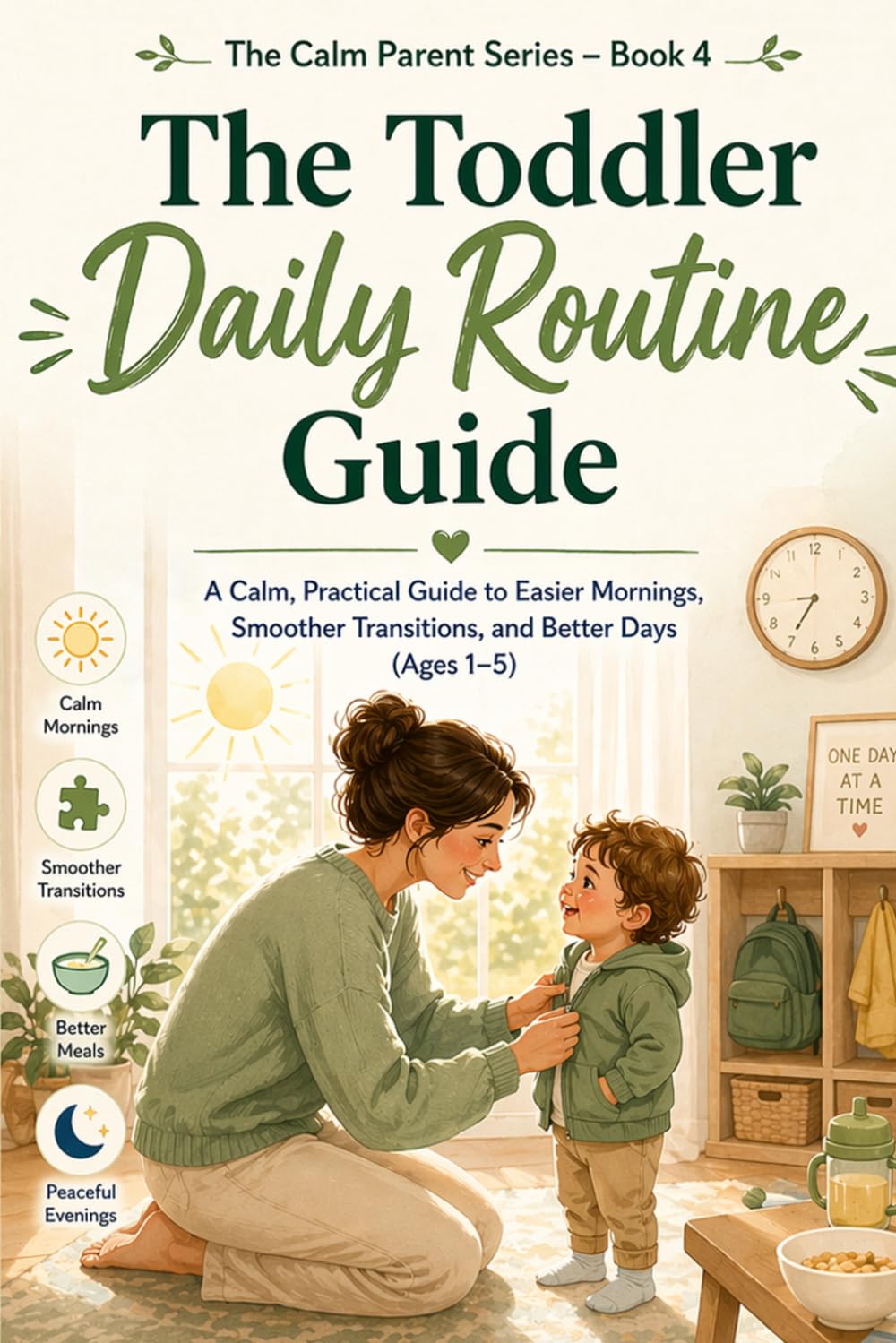 The Toddler Daily Routine Guide: A Calm, Practical Guide to Easier Mornings, Smoother Transitions, and Better Days (Ages 1–5) (The calm parent series)