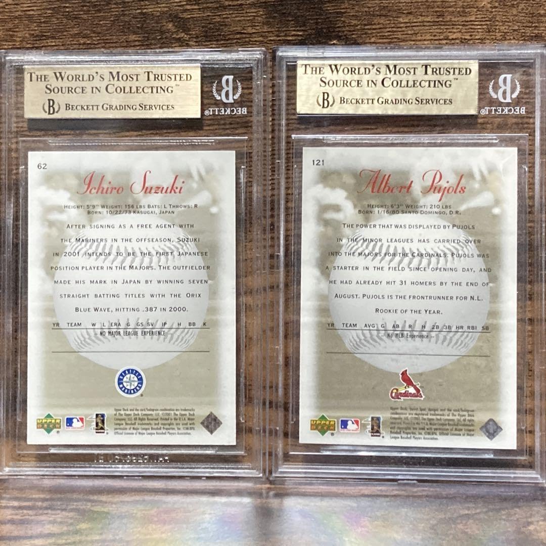 Amazon.co.jp: BGS9.5 GEM MINTイチロー&プホルス/ルーキーカード