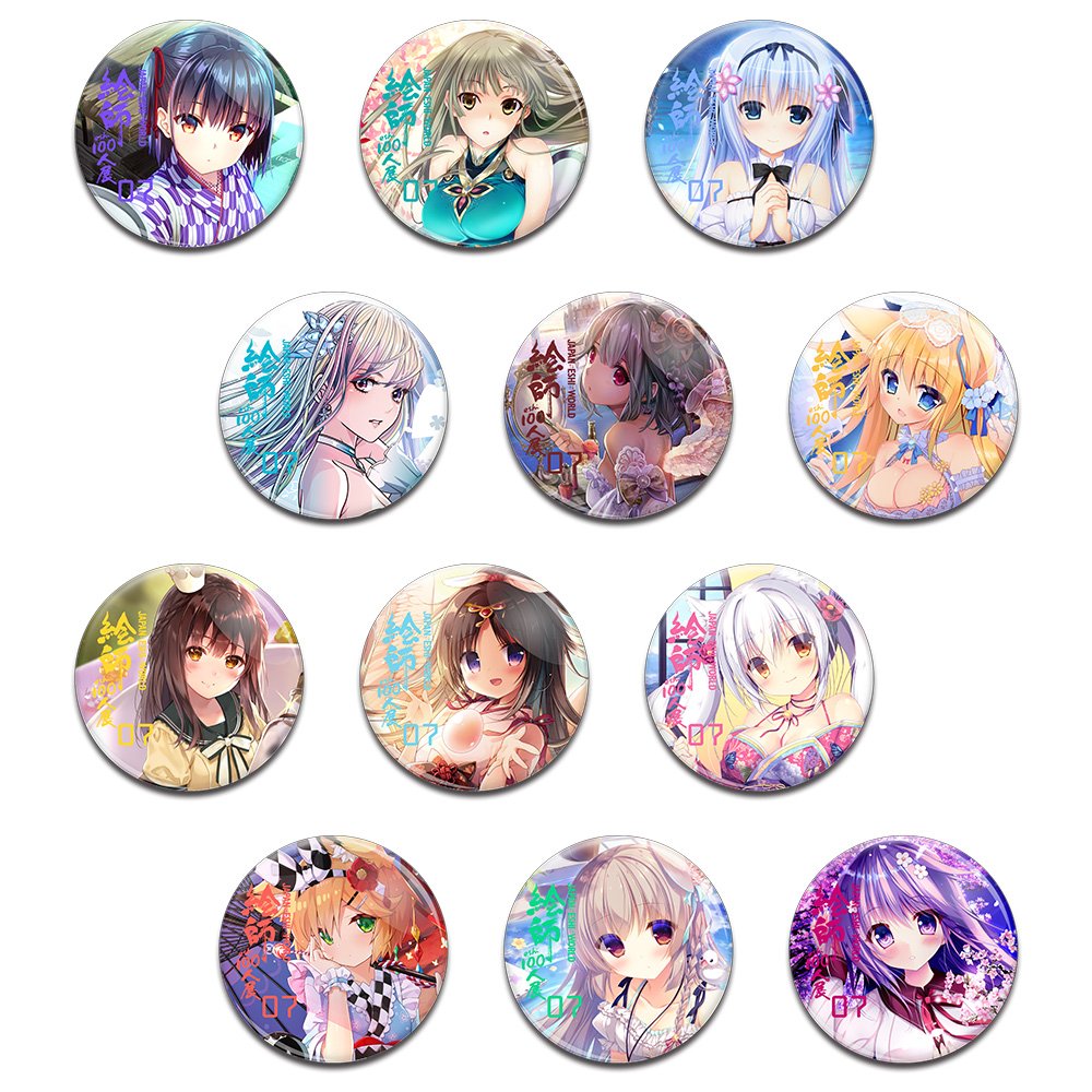 (値下)絵師100人展　歴代缶バッジセット 絵師100人展 歴代缶バッジセット Amazon.co.jp: 「絵師100人展 07」