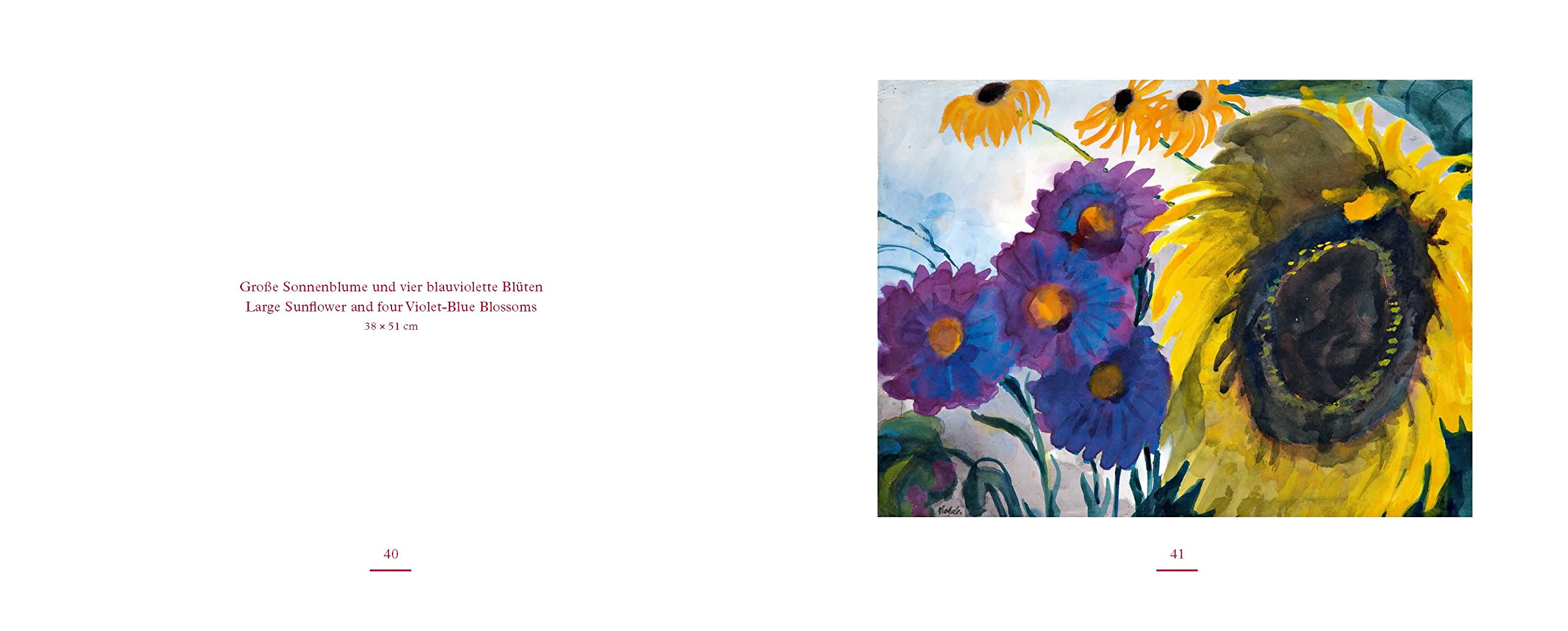 Emil Nolde: Blumen. Flowers