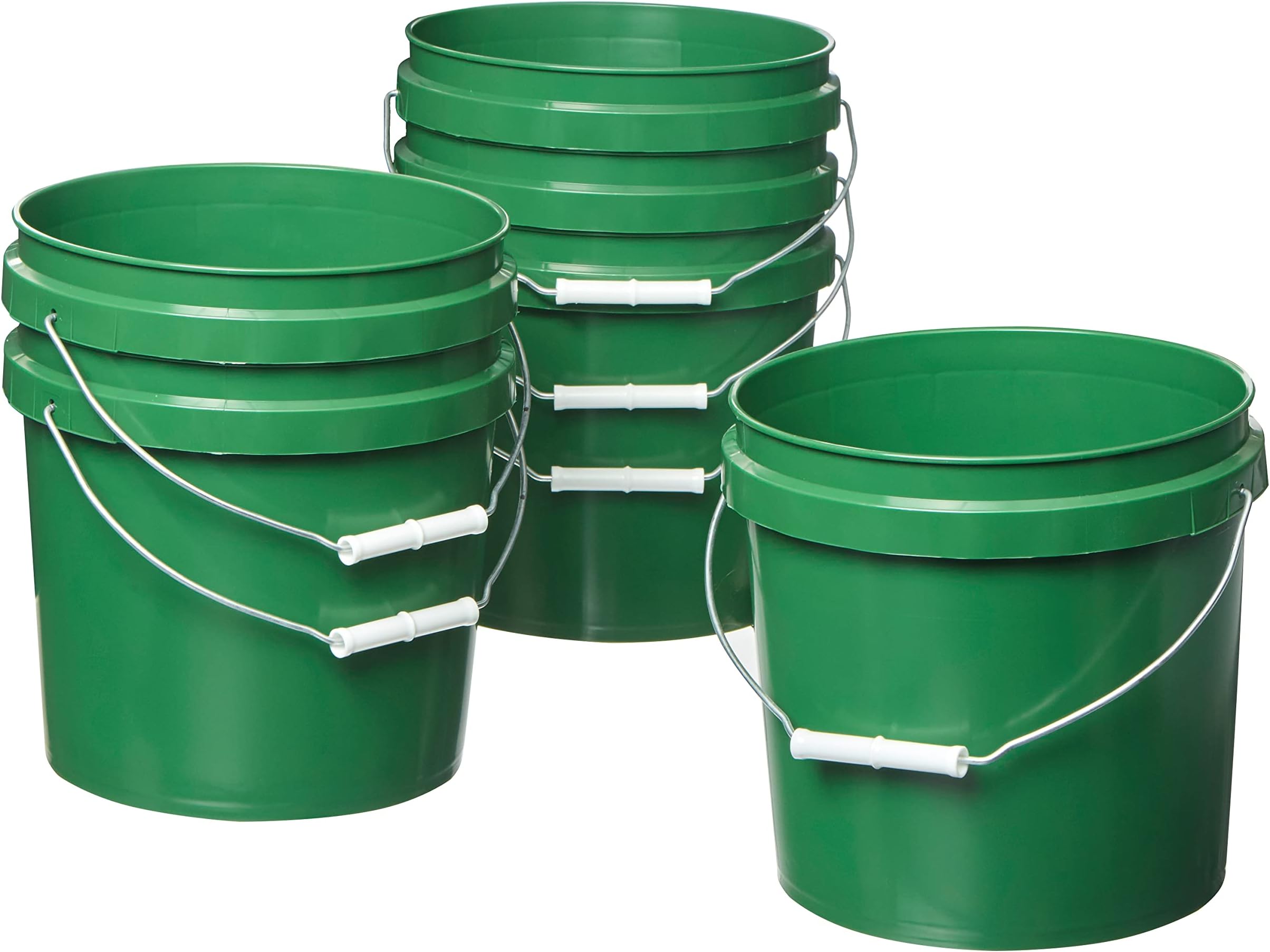 Consolidated Plastics 5 Gallon Food Grade Buckets with Easy
