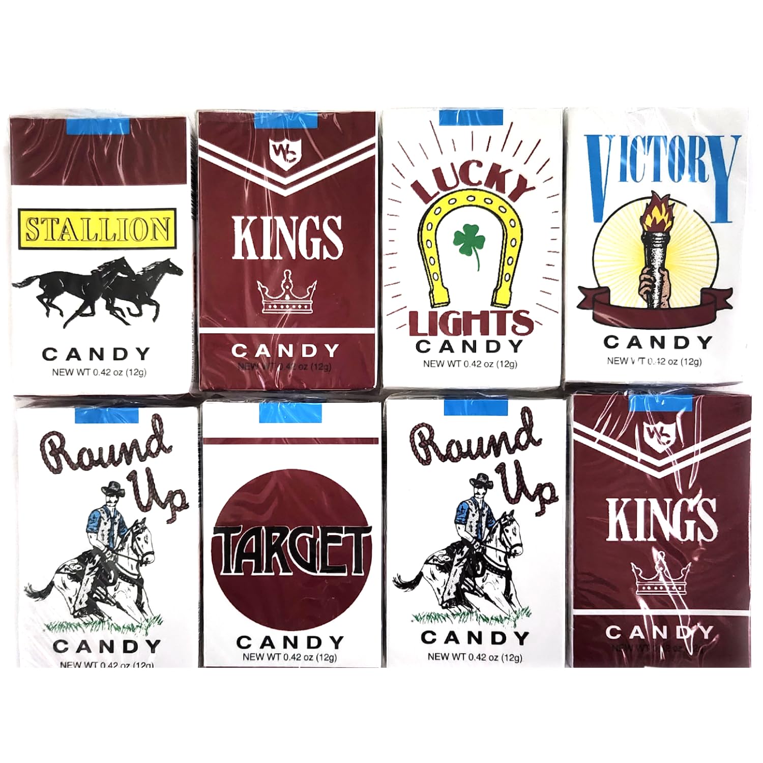 Amazon.com: Candy Cigarettes (8 Pack) with 2 Gosutoys Stickers : Grocery &  Gourmet Food