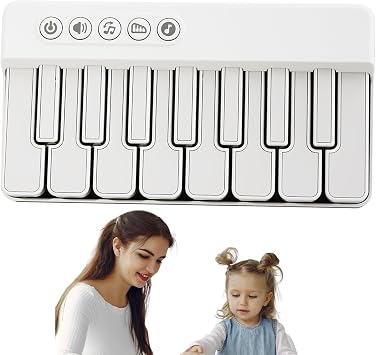 Kids Keyboard Piano, Kids Keyboard, Portable Music Electronic Keyboard | Interactive Light Up Musical Instrument for Boys Girls Over 3 Years Old, Early Educational Activities in Classroom