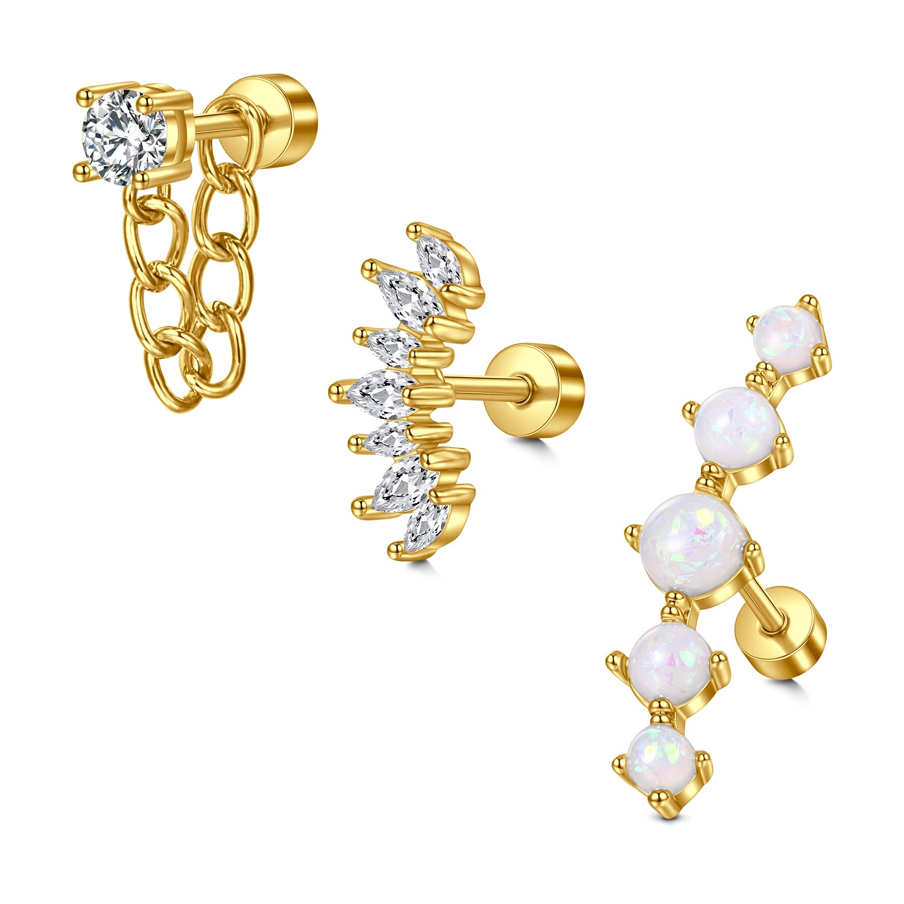 Gioielli per piercing al trago in oro, orecchini unici per trago, delicato piercing a cerchio per trago, piccolo anello per trago, piercing al trago in oro - Italia