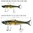 Bassdash SwimShad Glide Baits Jointed Swimbait Bass Pike Salmon Trout Muskie Fishing Lure