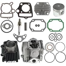 GXYWADY Cylinder Piston Gasket Top End Kit 12101-GB0-910 Replacement for Honda CRF70 XR70 ATC70 12101-087-000,12101-087-010, 12101-HB2-000,12101-098-670, 12101-098-671