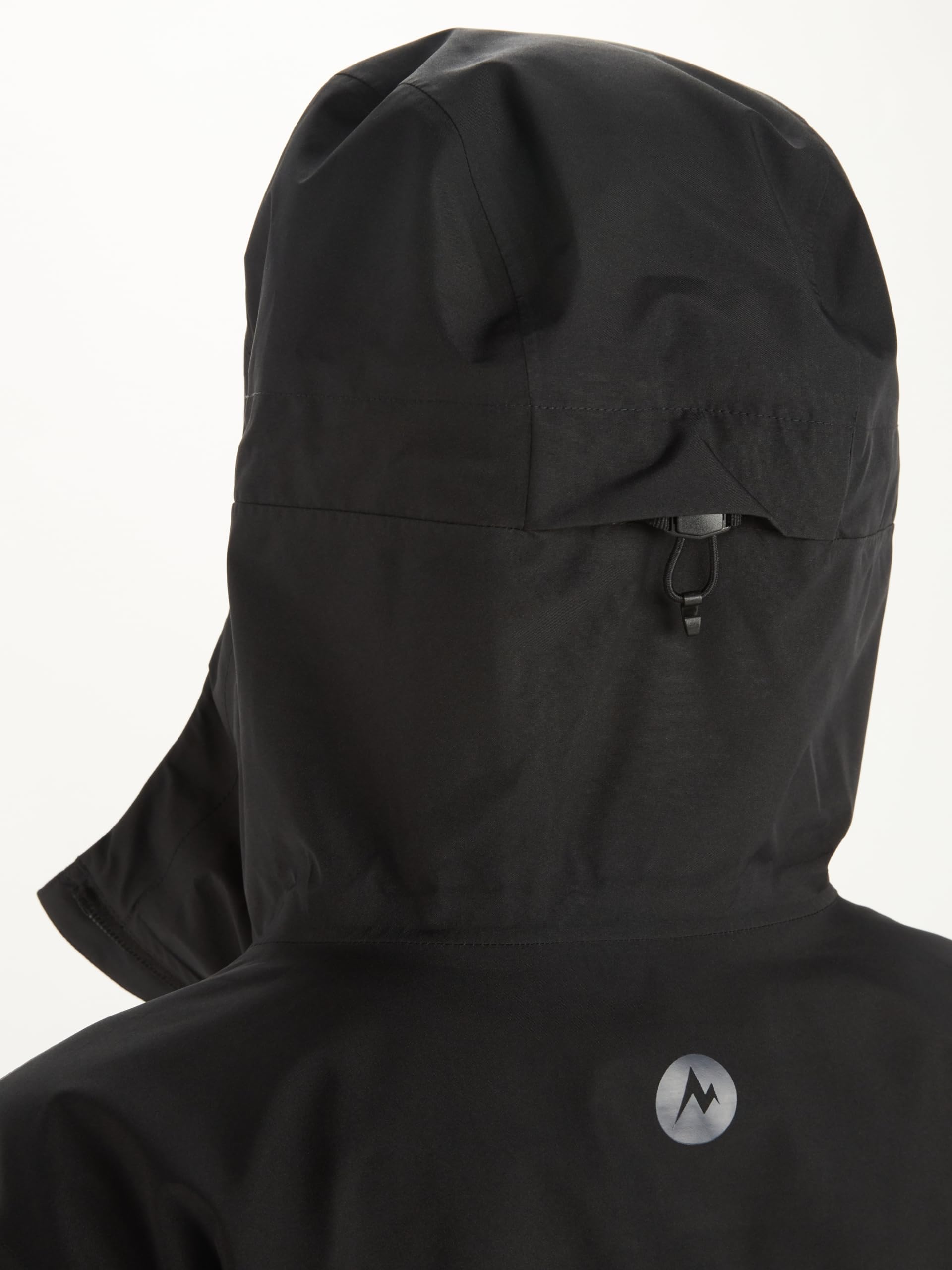 Marmot Kobiety Wm's Minimalist Jacket, Wodoodporna kurtka przeciwdeszczowa GORE-TEX, oddychający płaszcz przeciwdeszczowy z kapturem, lekka wiatrówka hardshell na wędrówki, Black, S