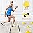 X-UMEUS Agility Ladder Speed Training Equipment Set-20ft Agility Ladder,12 Soccer Cones,4 Hurdles, Jump Rope, Running Parachute| Basketball Football Soccer Training Equipment for Kids Youth Adults
