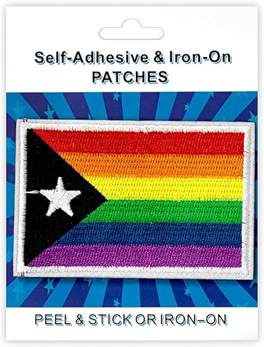 Miniatura 3 de Parche bordado de Puerto Rico, boricua, despegar y pegar, coserplanchar, emblema, 3 piezas (Taíno Sun)