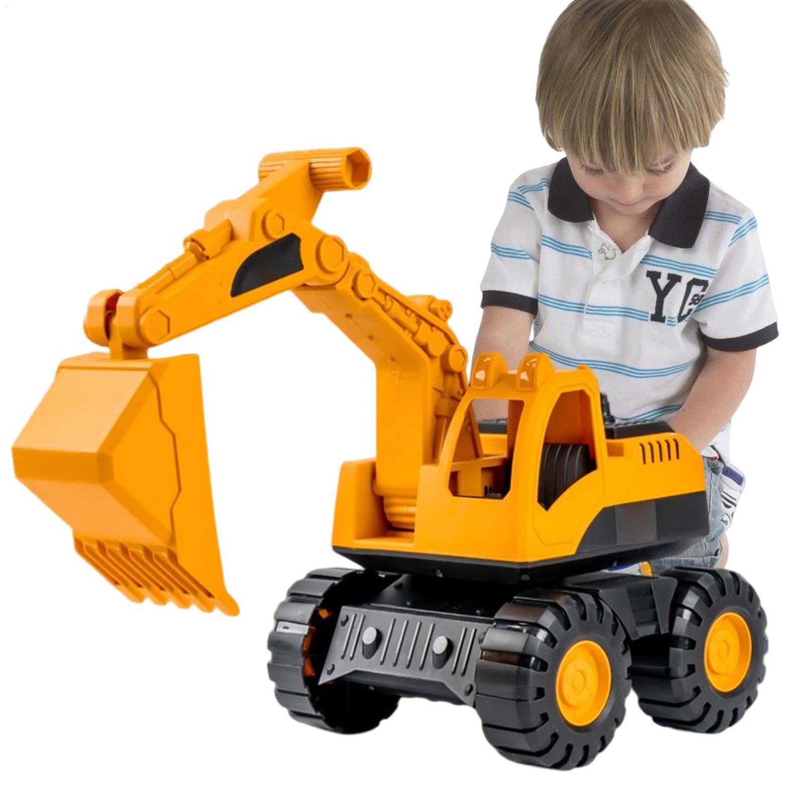 NevPuose Excavator Toy – Inertia Drive Construction Vehicle, Freewheeling — image 1
