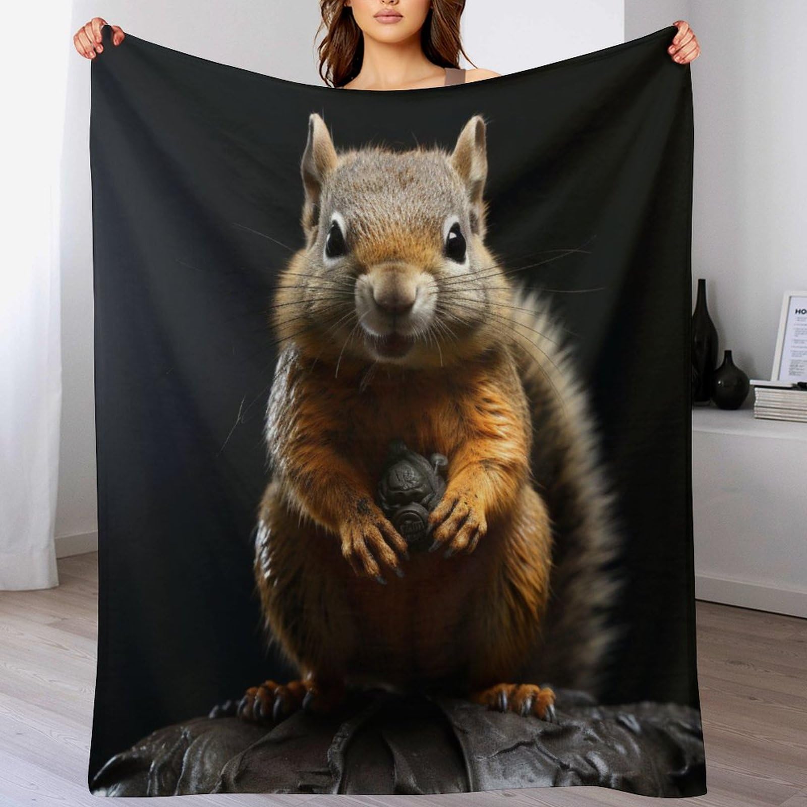 Colcha de franela suave térmica con estampado 3D y gran formato de 180x200 cm