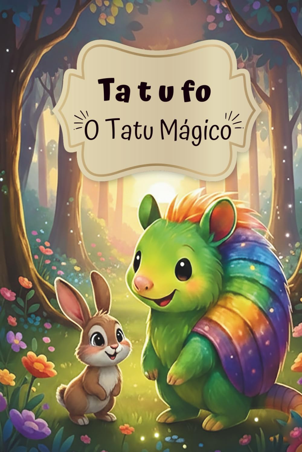 Tatufo, o tatu mágico: Um livro de aventuras para ler e colorir.