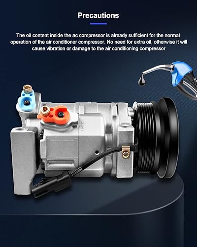 Miniatura 346 de ECCPP Compresor de CA 1997-2003 apto para Mitsubishi Montero Sport 3.0L 1999-2004 para Mitsubishi Montero Sport 3.5L Compresor de aire acondicionado