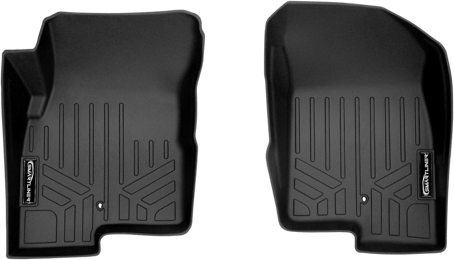 SMARTLINER Floor Mats 1st Row Liner Set for 2008-2012 Dodge Caliber