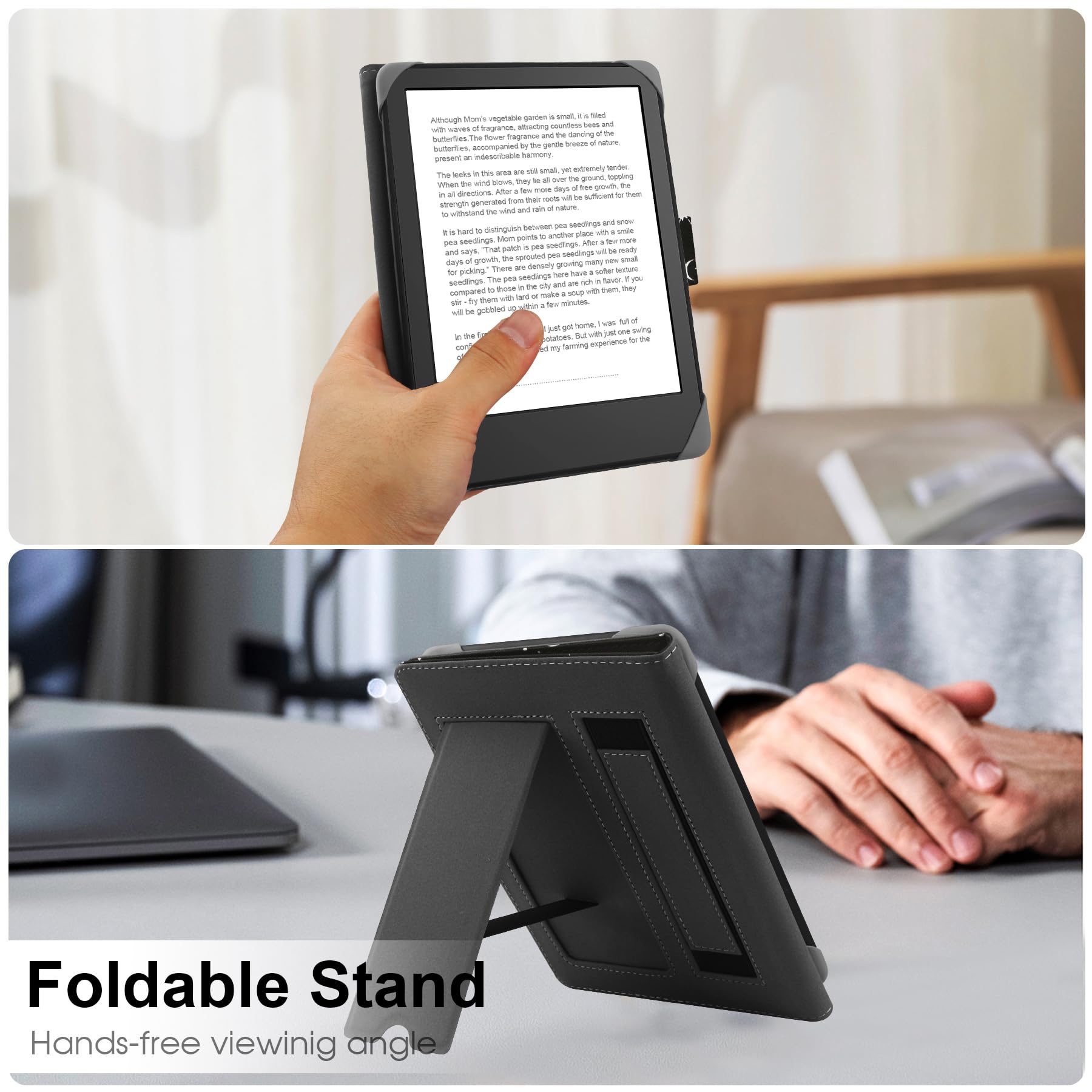 Custodia Universale per E-Reader 6.8" 7" Compatibile Kindle Paperwhite Kobo PocketBook Tolino Sony con Stand Costellazione