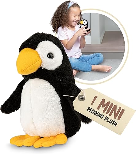 Forest & Twelfth Pingüino de peluche, juguete de peluche para niños, recuerdos de fiesta oceánica y bolsas de golosinas, premios de caja del tesoro
