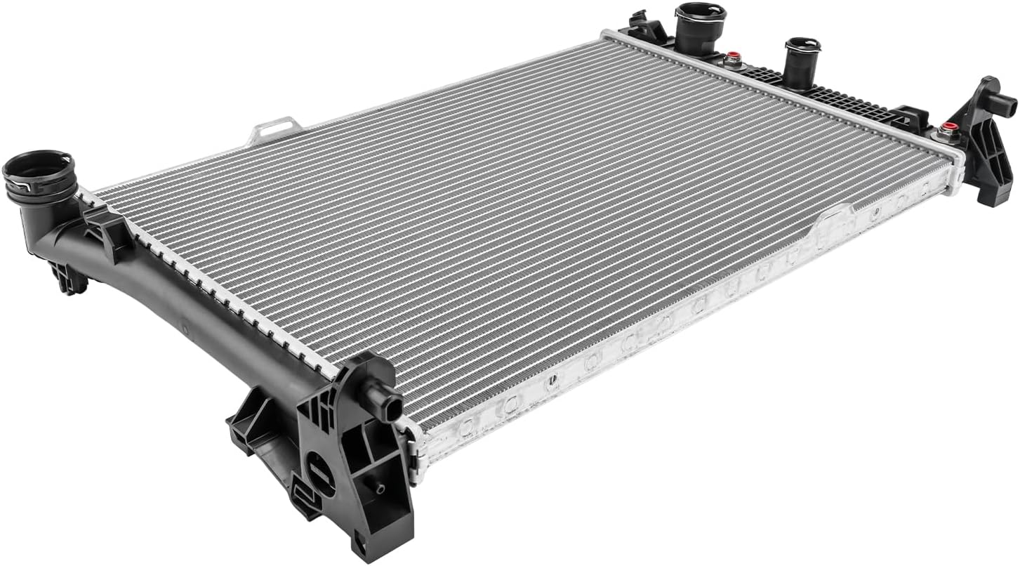 CU13213 Radiator Compatible With C300 2008-2012 3.0L,C350 2008-2012 3.5L,GLK350 2010-2012 3.5L,SLK250 2012-2015 1.8L