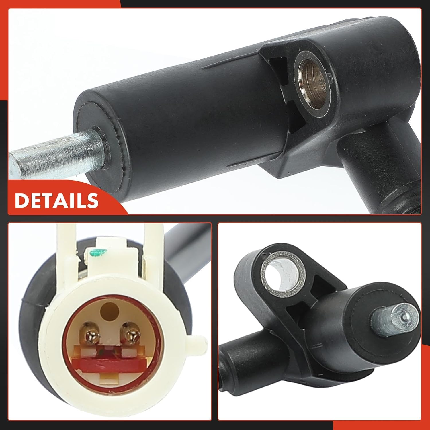 A-Premium Rear Left/Right ABS Wheel Speed Sensor Compatible with Ford Crown Victoria & Lincoln Town Car & Mercury Grand Marquis 2001-2002, Marauder 2003 - Replace# 1W1Z2C190AB