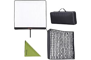 Falcon Eyes RollFlex LED Light Kit with Honeycomb Grid Softbox