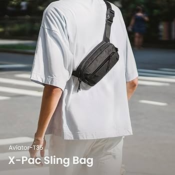 Amazon.com | tomtoc 1.5L X-Pac Sling Bag with RFID Blocking