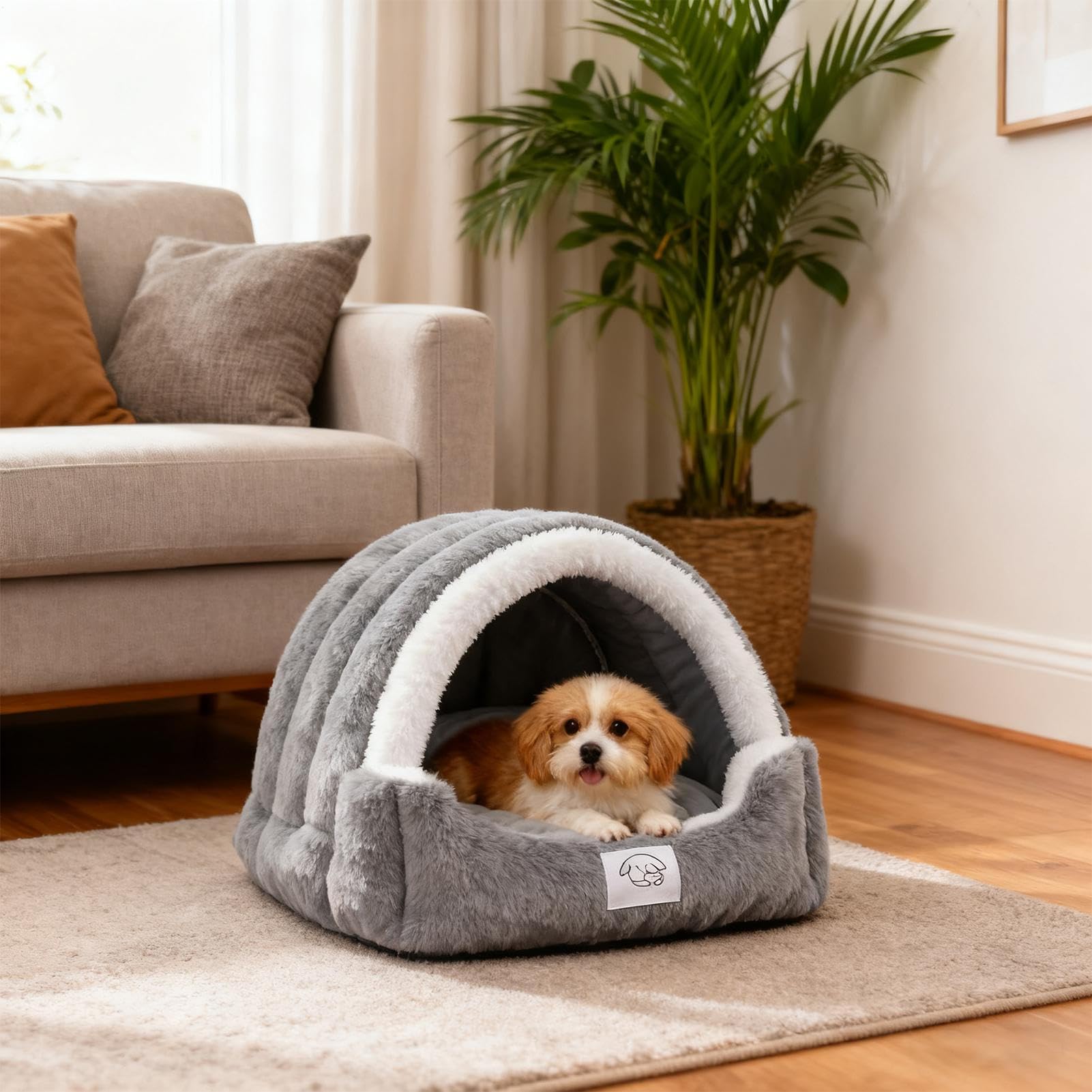 Cuccia Per Gatti Tenda Rilassante Per Il Sonno Degli Animali Domestici Con | Tenda Casa per Gatti Per Soggiorno, Esterno, Patio, Balcone, Casa, Camera Da