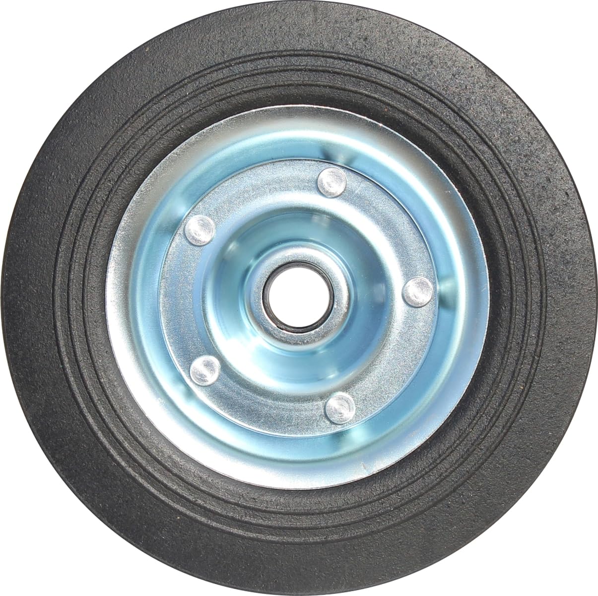 ProPlus Roulette Ruota Jockey Cerchio in Metallo con Gomma 200x50mm