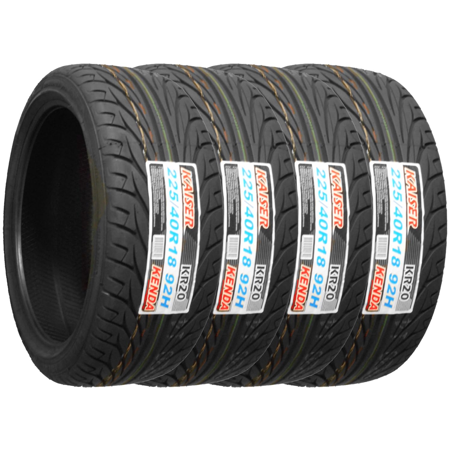 Amazon.co.jp: ケンダ(KENDA) サマータイヤ KAISER KR20 225/40R18 92H  