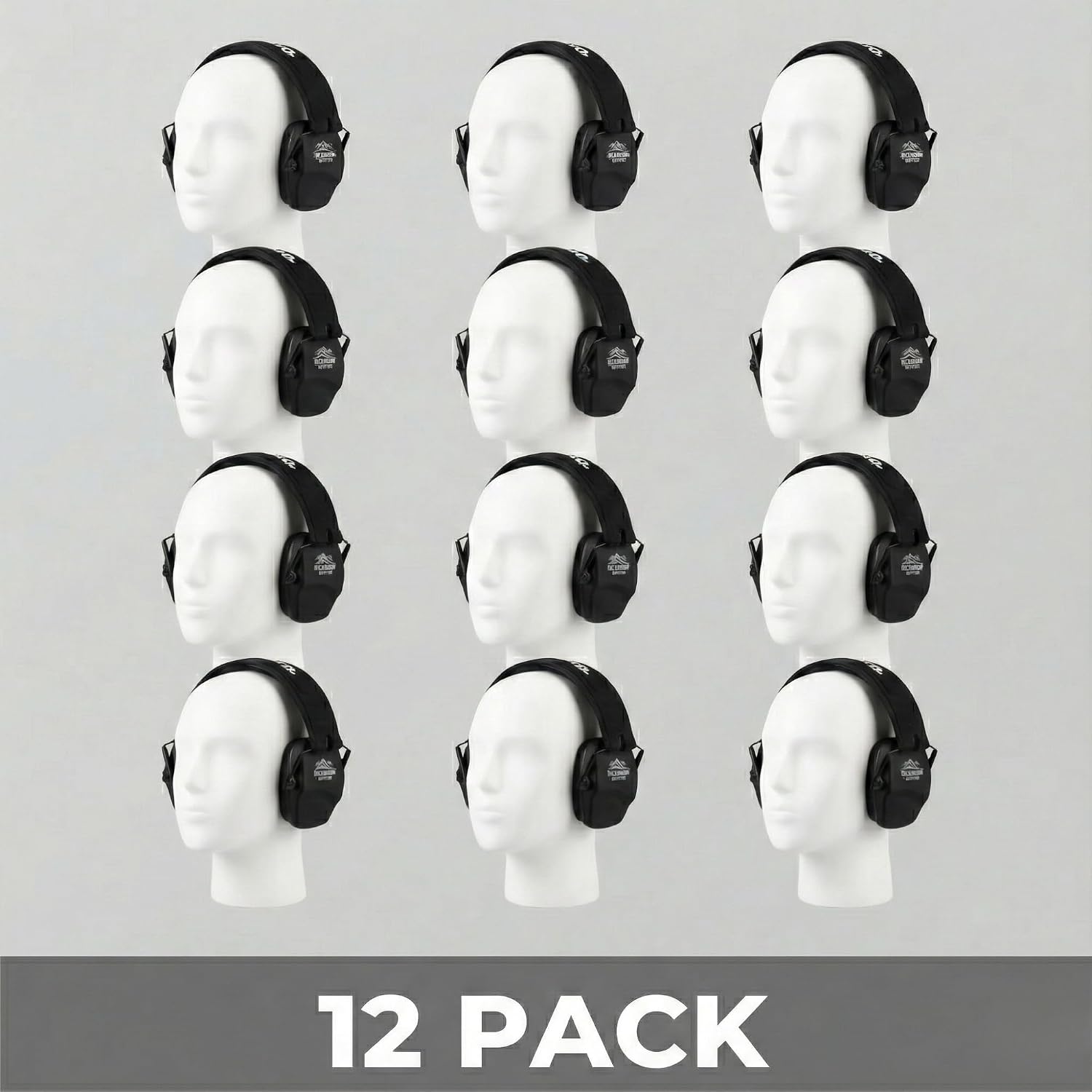 Durable Lightweight Safety Earmuffs: 26dB Noise Reduction