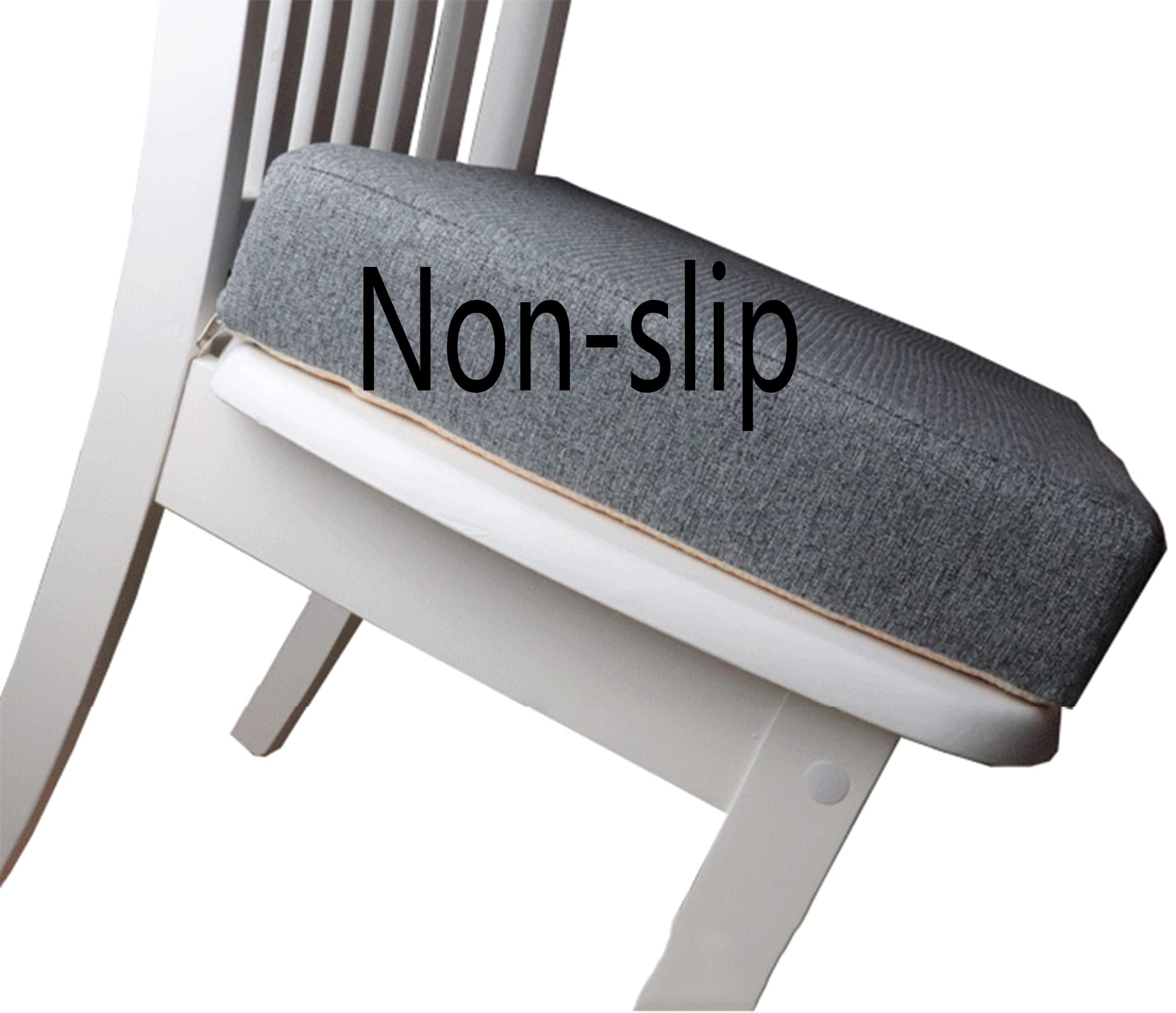 Coussin De Banc Long 90 X 40 X 3 Cm - Intérieur/Extérieur, Housse Lavable, Dessous Antidérapant - Gris Foncé