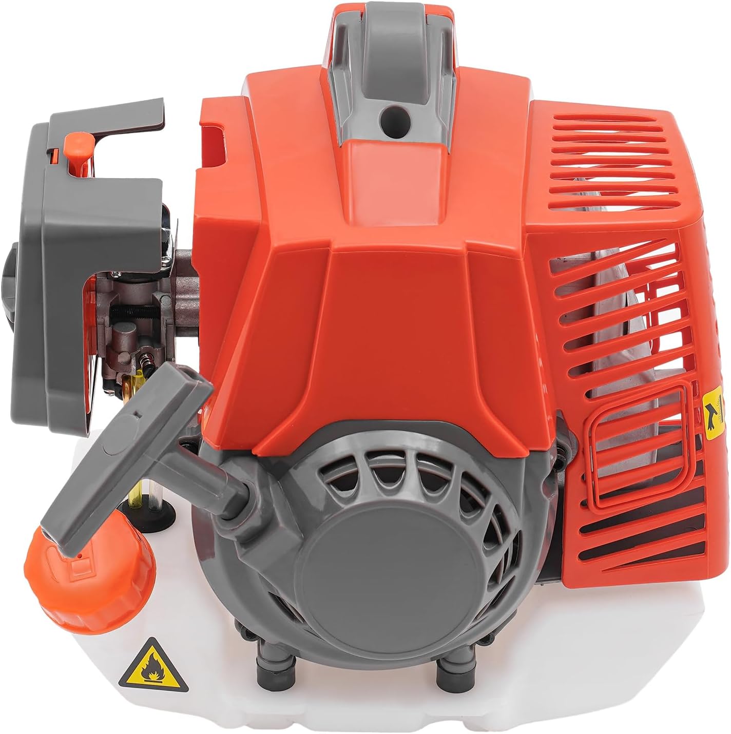 63.3cc 2 Stroke Gas Engine, Single-Cylinder Air-Cooled Gasoline Engine, Small Portable Petrol Engine for Providing Power to Agricultural Lawn Mowers and Water Pumps
