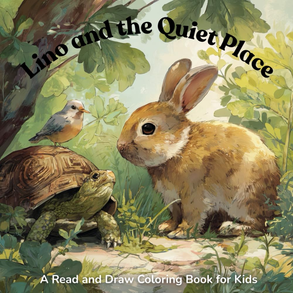Lino and the Quiet Place: A Read and Draw Coloring Book for Kids (Lino’s Little Lessons)
