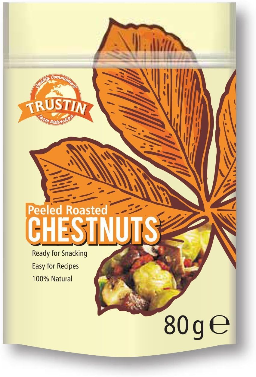 Trustin Foods Peeled Roasted Chestnuts 80g